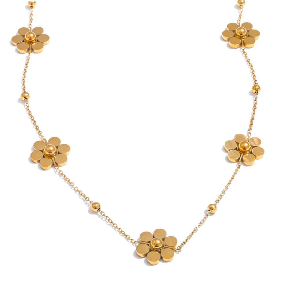 Golden Blossom Necklace