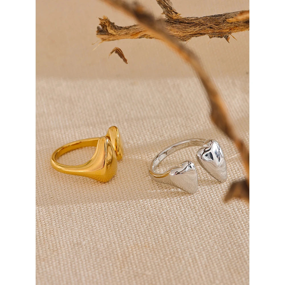 Exquisite Heart Chic Adjustable Ring