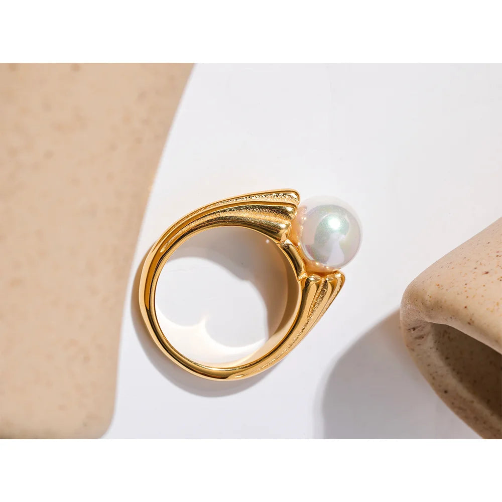 Timeless Elegance Pearl Ring