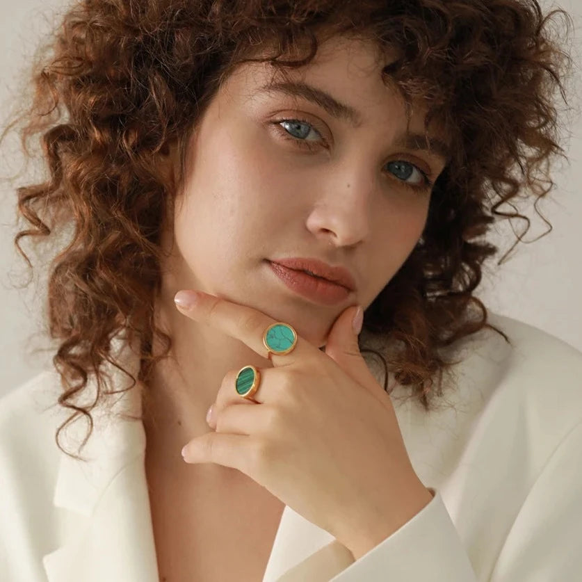 Discover the spiritual significance of our Guardian Spirit Ring. Its timeless design and meaningful stone make it a thoughtful and elegant accessory for any occasion.