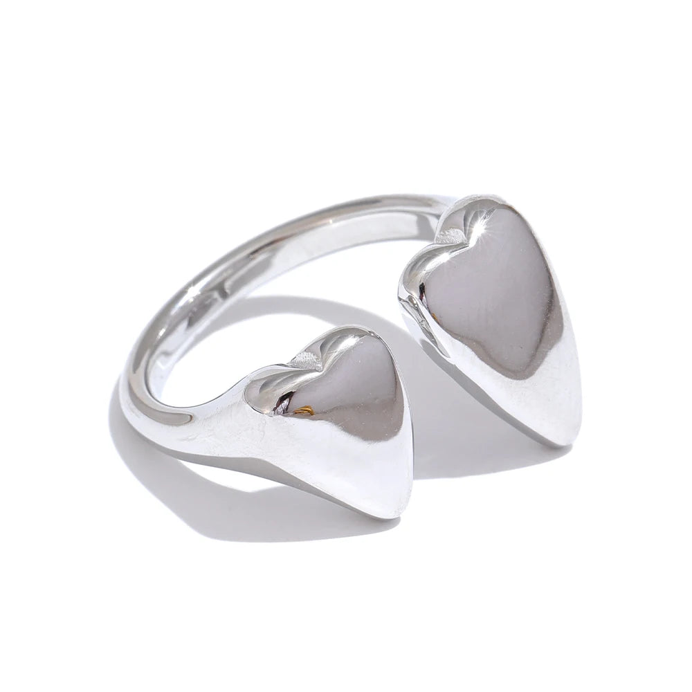 Exquisite Heart Chic Adjustable Ring